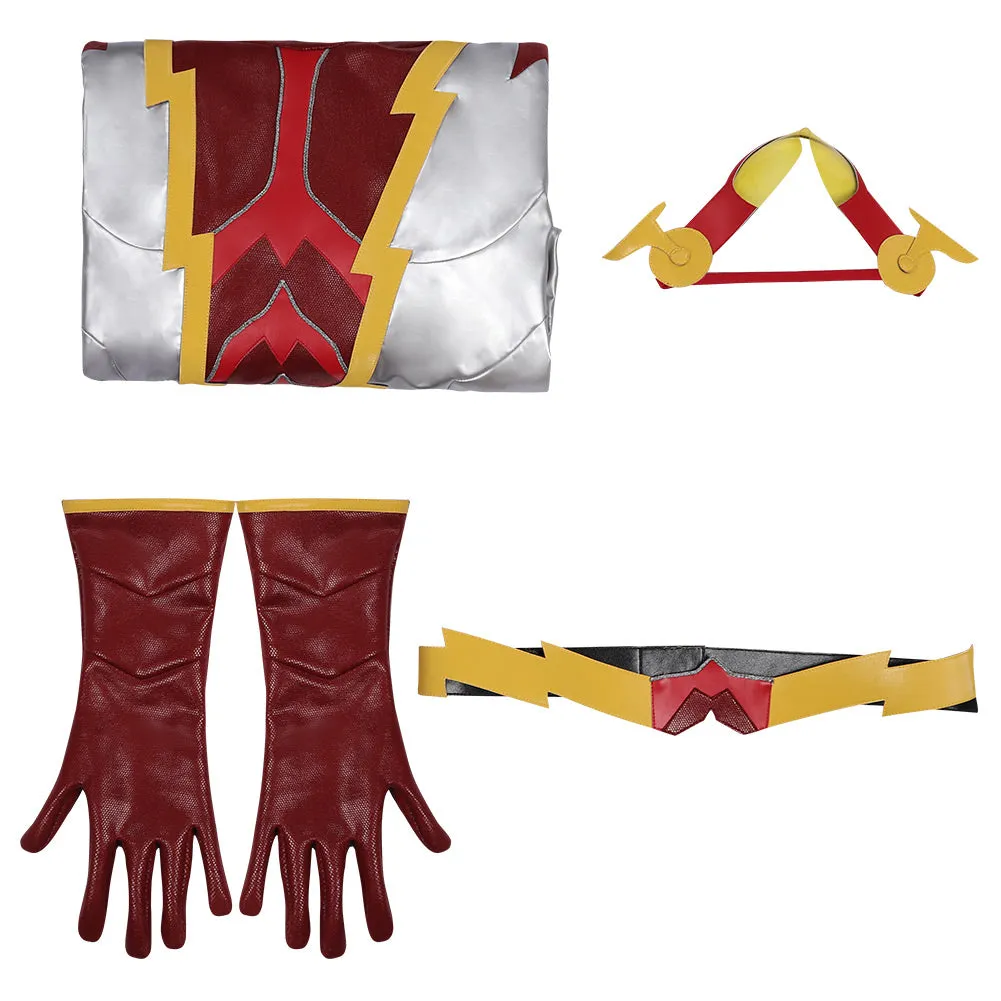 The Flash S7  Bart Allen Impulse Cosplay Costume Jumpsuit Outfits Halloween Carnival Suit