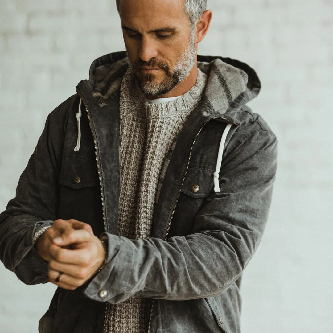 The Winslow Parka in Slate Wax Canvas