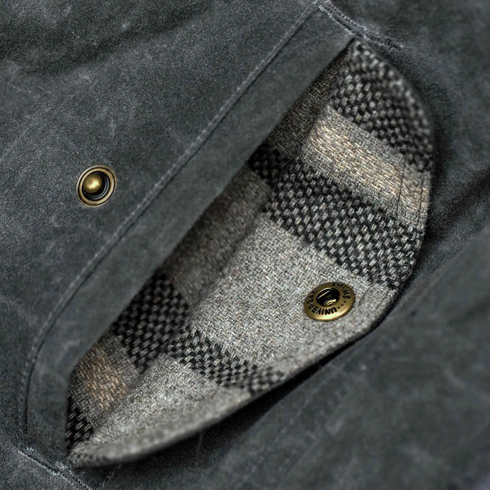 The Winslow Parka in Slate Wax Canvas