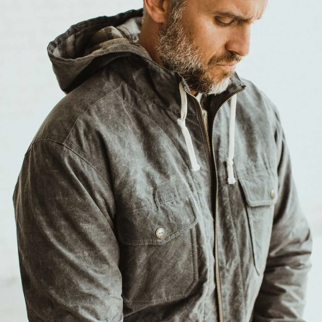 The Winslow Parka in Slate Wax Canvas