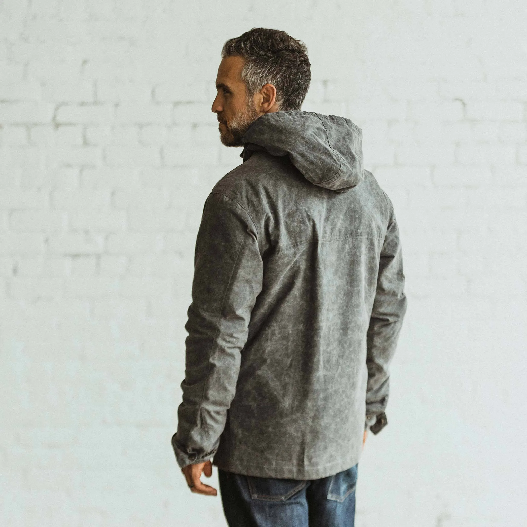 The Winslow Parka in Slate Wax Canvas