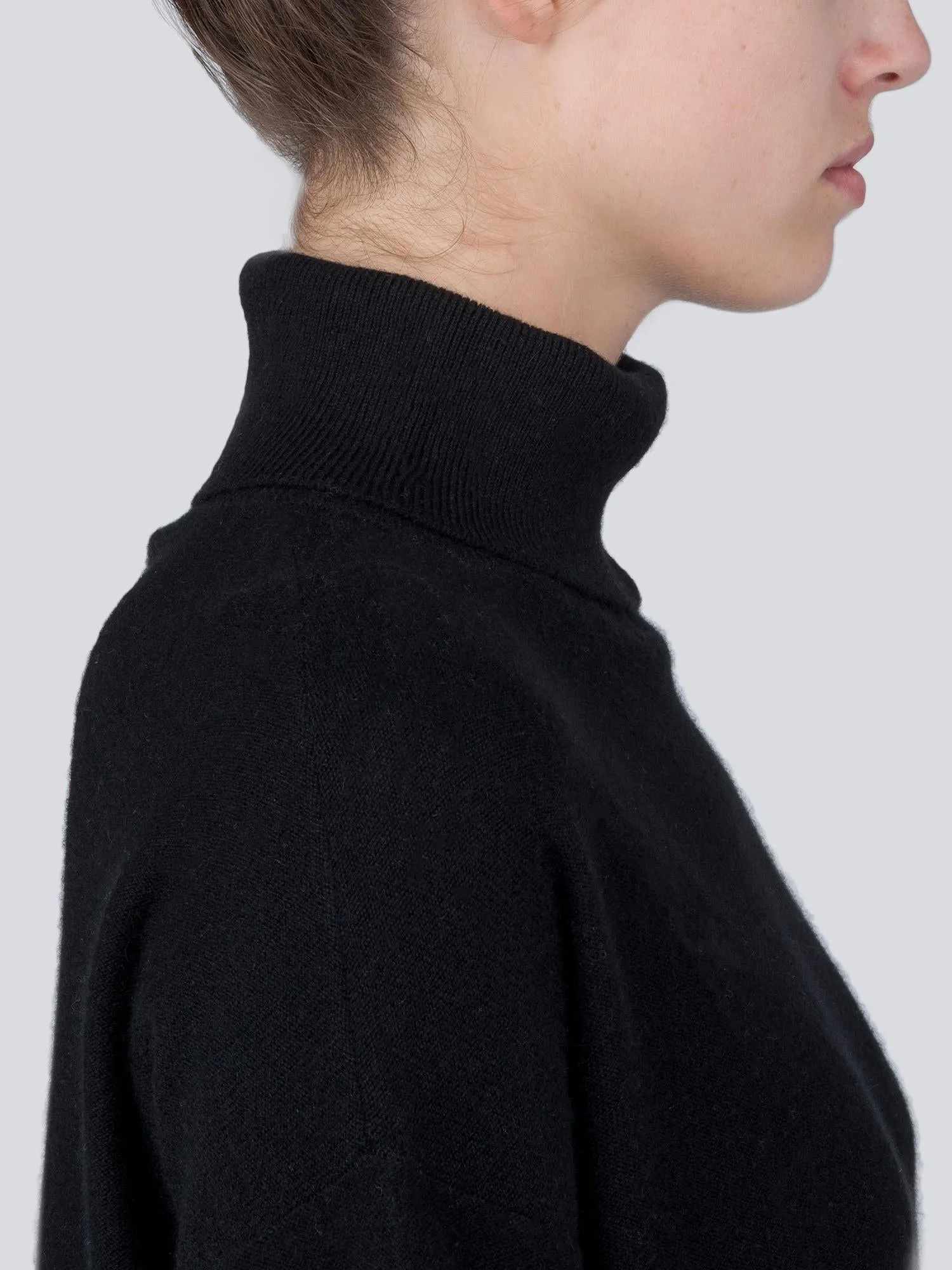 Turtleneck Loosefit Tunic_Black