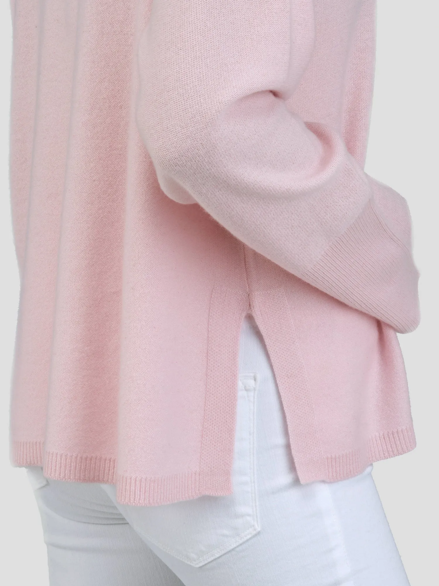 Turtleneck Loosefit Tunic_Pink