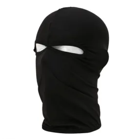 Ultra Thin Black 2 Hole Balaclava Sports SAS Army Style