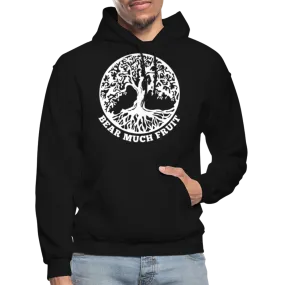 Uniquely You Mens Hoodie - Pullover Hooded Sweatshirt - Graphic/Bear Much Fruit