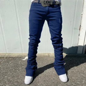 Vintage hip hop wash slim fit jeans