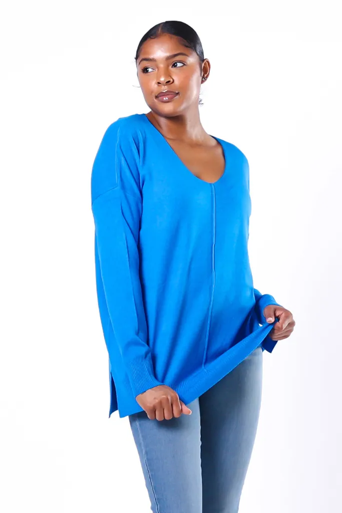 Viscose Front Seam Sweater