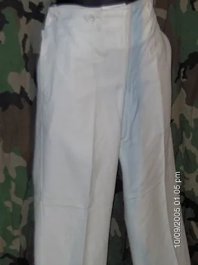 West German Navy Issue White Sailor Pants