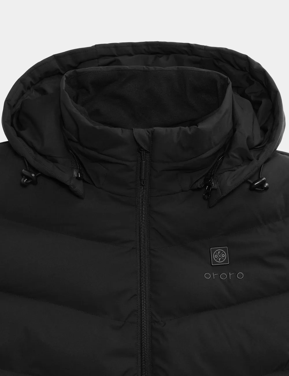 Women's Heated Thermolite® Puffer Parka Jacket - Black/White