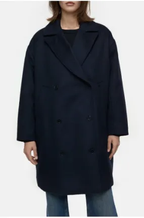 Wool coat Navy