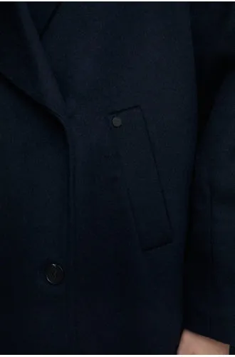 Wool coat Navy