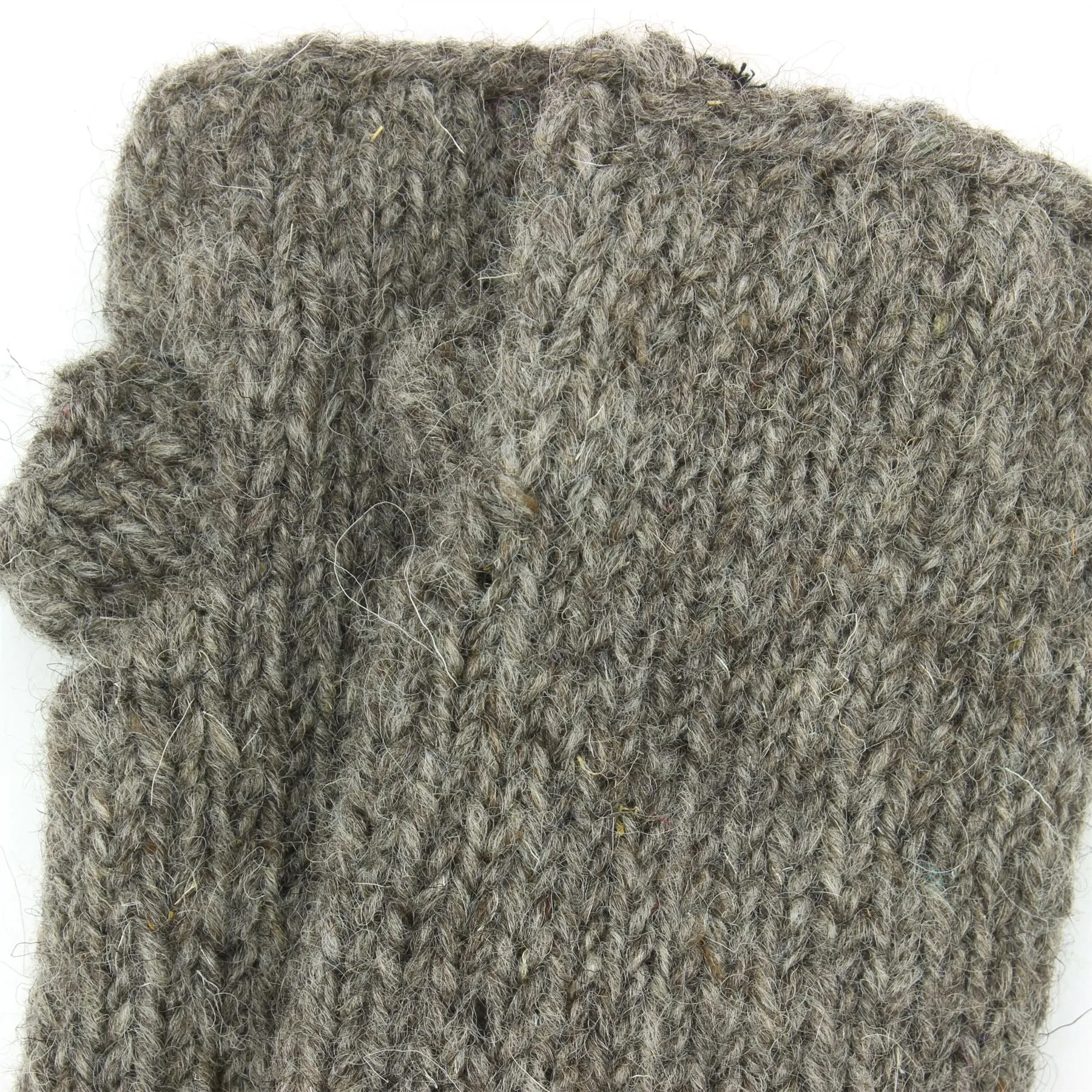 Wool Knit Arm Warmer - Plain - Oatmeal