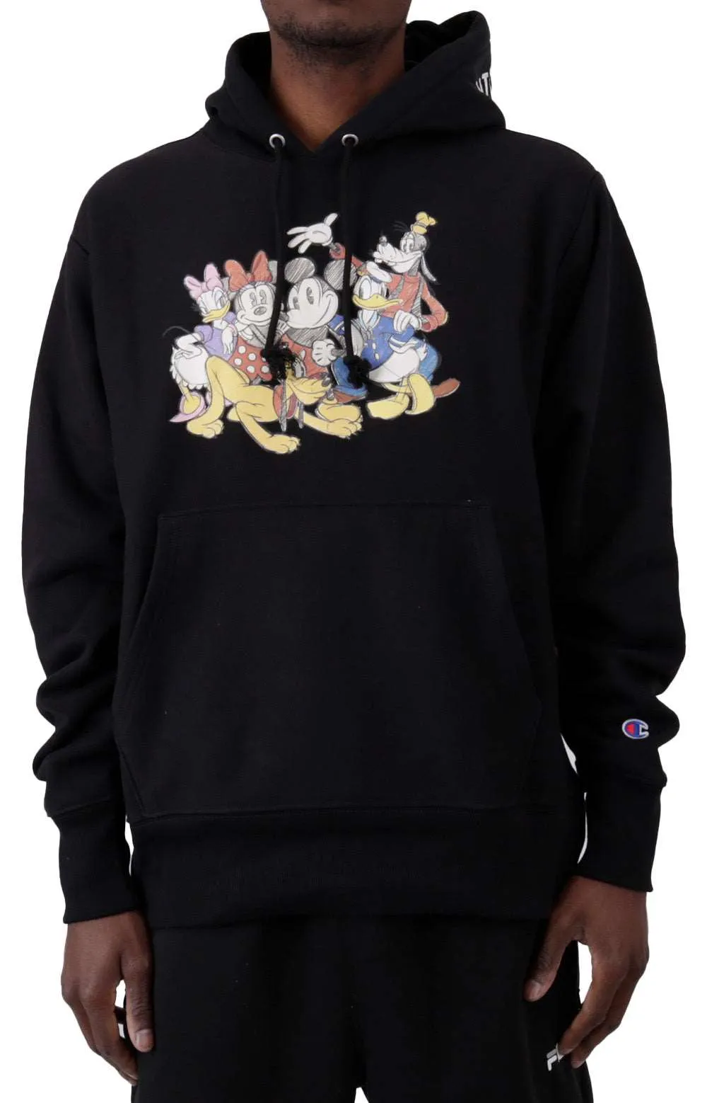 x Disney Mickey & Friends Pullover Hoodie - Black