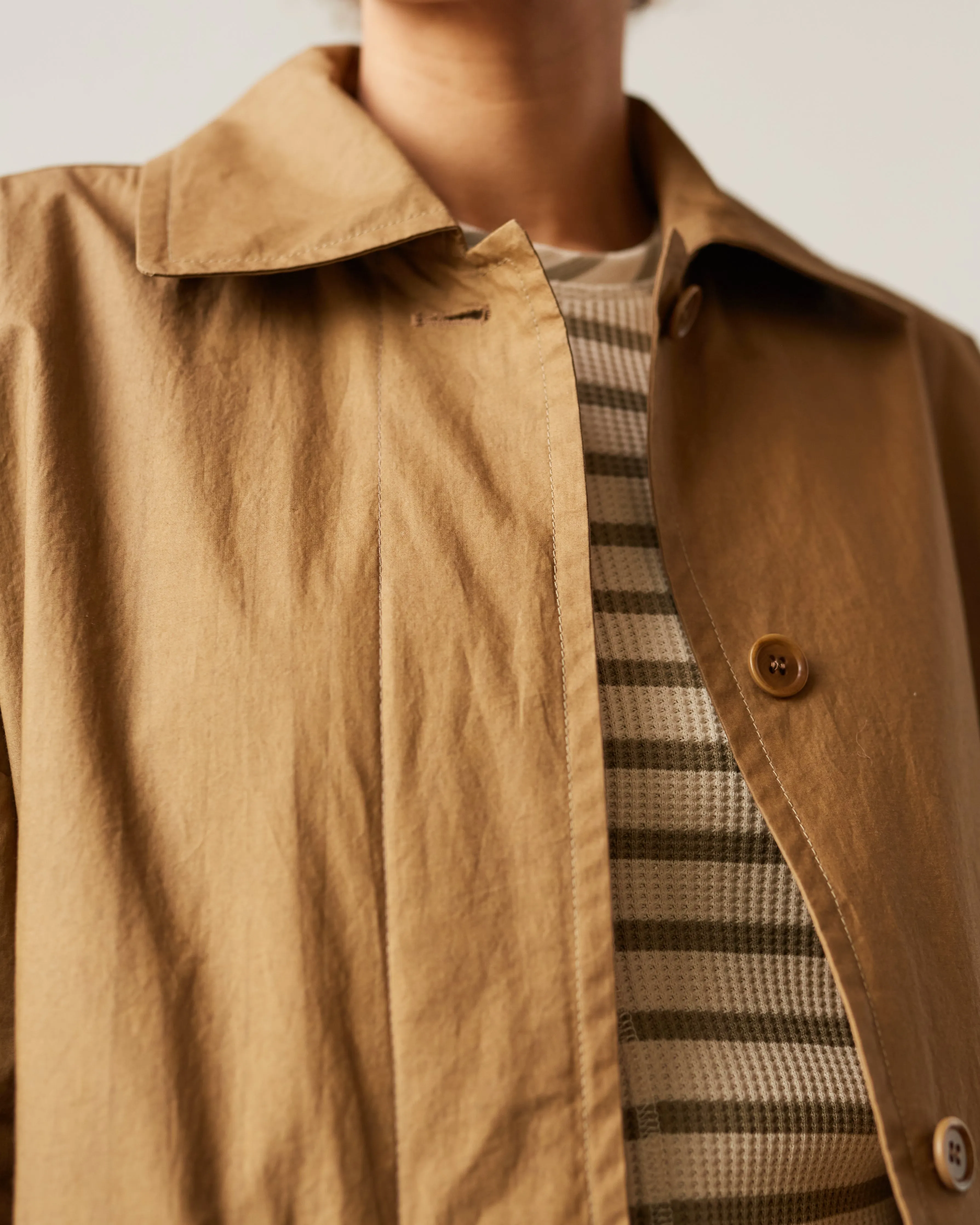 YMC Cocoon Coat, Brown