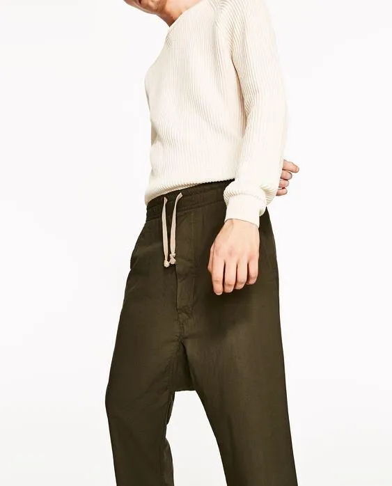 ZARA Boys/Man Drop crotch trousers