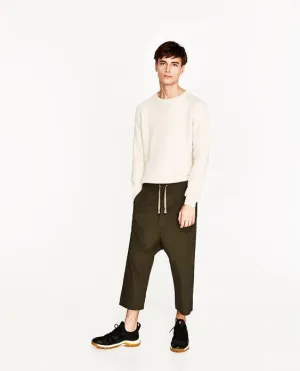 ZARA Boys/Man Drop crotch trousers